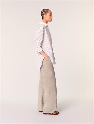 Taşlı Çizgili Gömlek