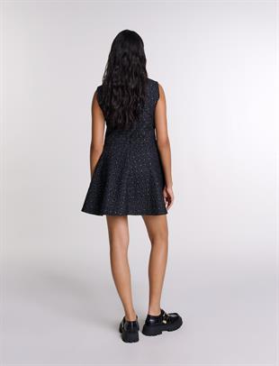 Taşlı Geniş Kesim Elbise