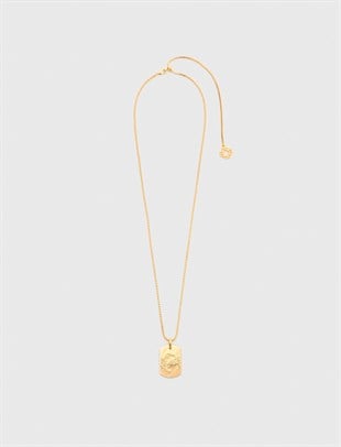 Yengeç Burcu Taş Detaylı Kolye