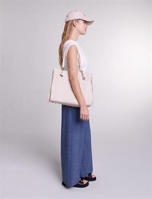 Yün Karışımlı Geniş Paça Pantolon