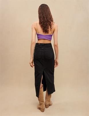 Zincir Askılı Crop Üst