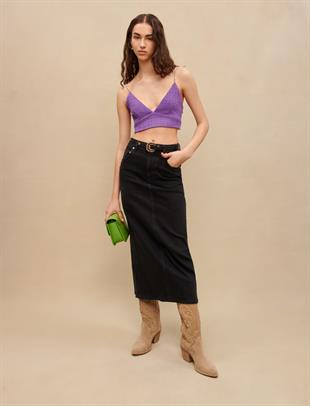 Zincir Askılı Crop Üst