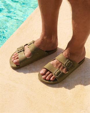 Çift Bantlı Yeşil Terlik