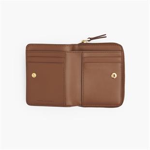 Mini Kahverengi Kadın Deri Cüzdan