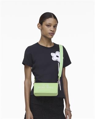 Mini Yeşil Kadın Deri Çapraz Çanta