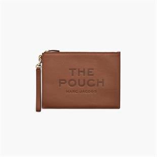 The Pouch Kahverengi Kadın Deri El Portföyü