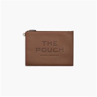 The Pouch Kahverengi Kadın Deri El Portföyü