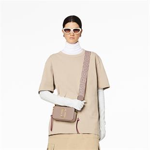 The Snapshot Açık Pembe Kadın Deri Çapraz Çanta