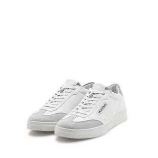 Gri Süet Geçişli Beyaz Erkek Sneaker