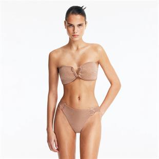 Bronz Aksesuar Detaylı Bikini Altı