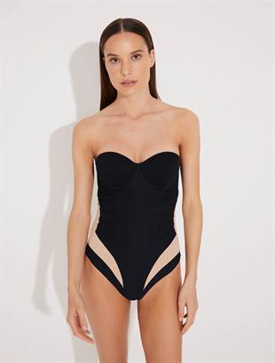 Siyah Renk Geçişli Mayo