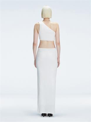 Tek Omuz Uzun Elbise