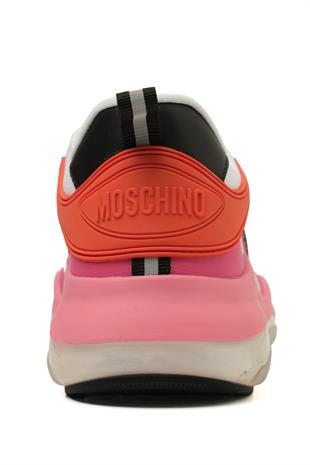 Pembe File Geçişli Kadın Sneaker