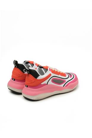 Pembe File Geçişli Kadın Sneaker