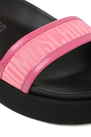 Pembe Logo Kadın Sandalet