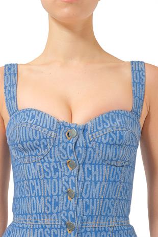 Mavi Logo Büstiyer Elbise