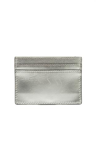 Metalik Gümüş Kartlık