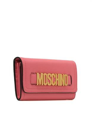 Pembe Logo Detaylı Cüzdan