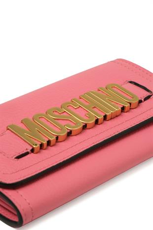 Pembe Logo Detaylı Cüzdan