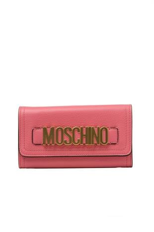 Pembe Logo Detaylı Cüzdan