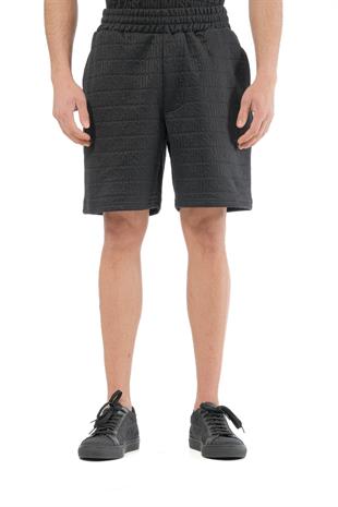 Siyah Logo Erkek Şort