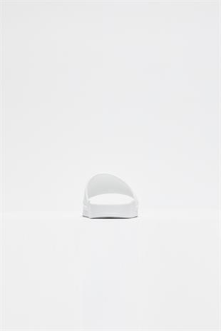 Beyaz Logolu Kadın Terlik