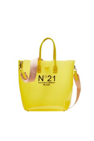 Sarı Logolu Alışveriş Çantası