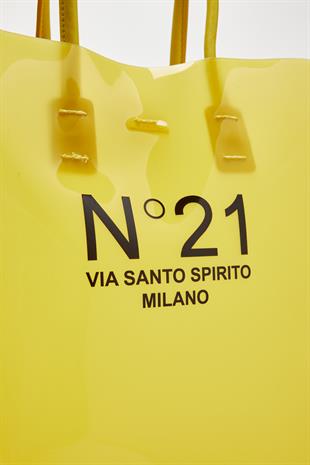 Sarı Logolu Alışveriş Çantası