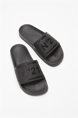 Siyah Logolu Kadın Terlik