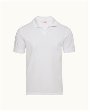 Beyaz Polo Yaka T-shirt