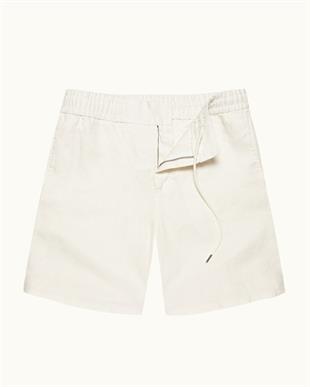 Erkek Keten Bej Şort