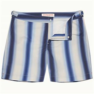 Lacivert Degrade Geçişli Şort Mayo