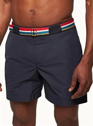 Lacivert Şerit Detaylı Mayo