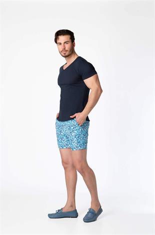 ORLEBAR BROWN %100 Koton, V Yaka Basic T-Shirt