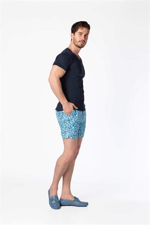 ORLEBAR BROWN %100 Koton, V Yaka Basic T-Shirt