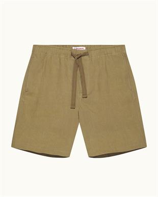 Rahat Kesim Keten Şort