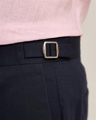 Siyah Fermuarlı Pamuk Şort