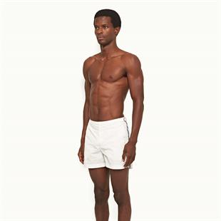 Yanı Lacivert Biyeli Şort Mayo