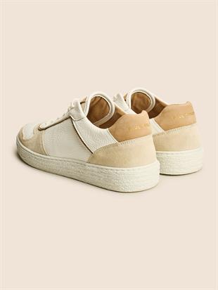 Bej Süet Geçişli Sneaker