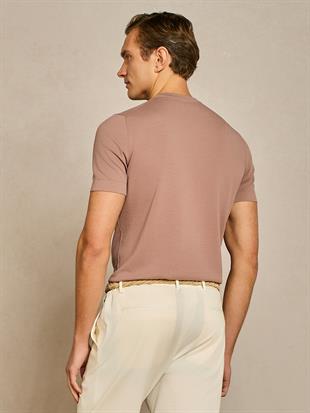 Bisiklet Yaka Kısa Kollu T-shirt