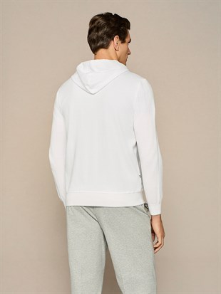 Ekru Uzun Kollu Hırka