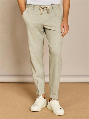 Gri Düz Kesim Jogger Pantolon