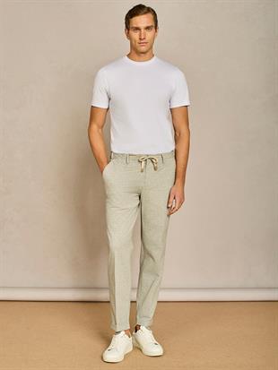 Gri Düz Kesim Jogger Pantolon