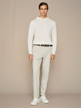 Gri Rahat Kesim Pantolon