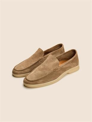 Kahverengi Süet Loafer