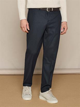 Lacivert Düz Kesim Pantolon