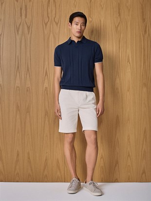 Lacivert Polo Yaka Triko