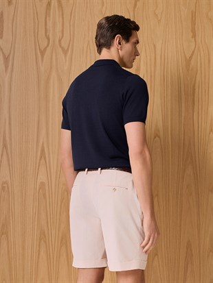 Lacivert Polo Yaka Triko