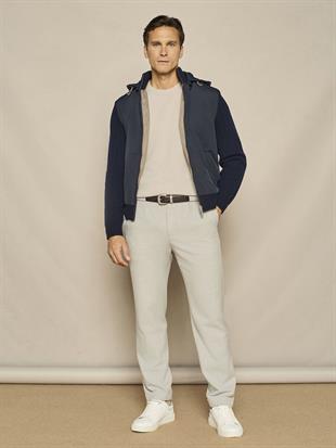 Lacivert Triko Kol Detaylı Ceket