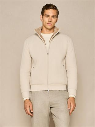 Yün Detaylı Triko Hırka